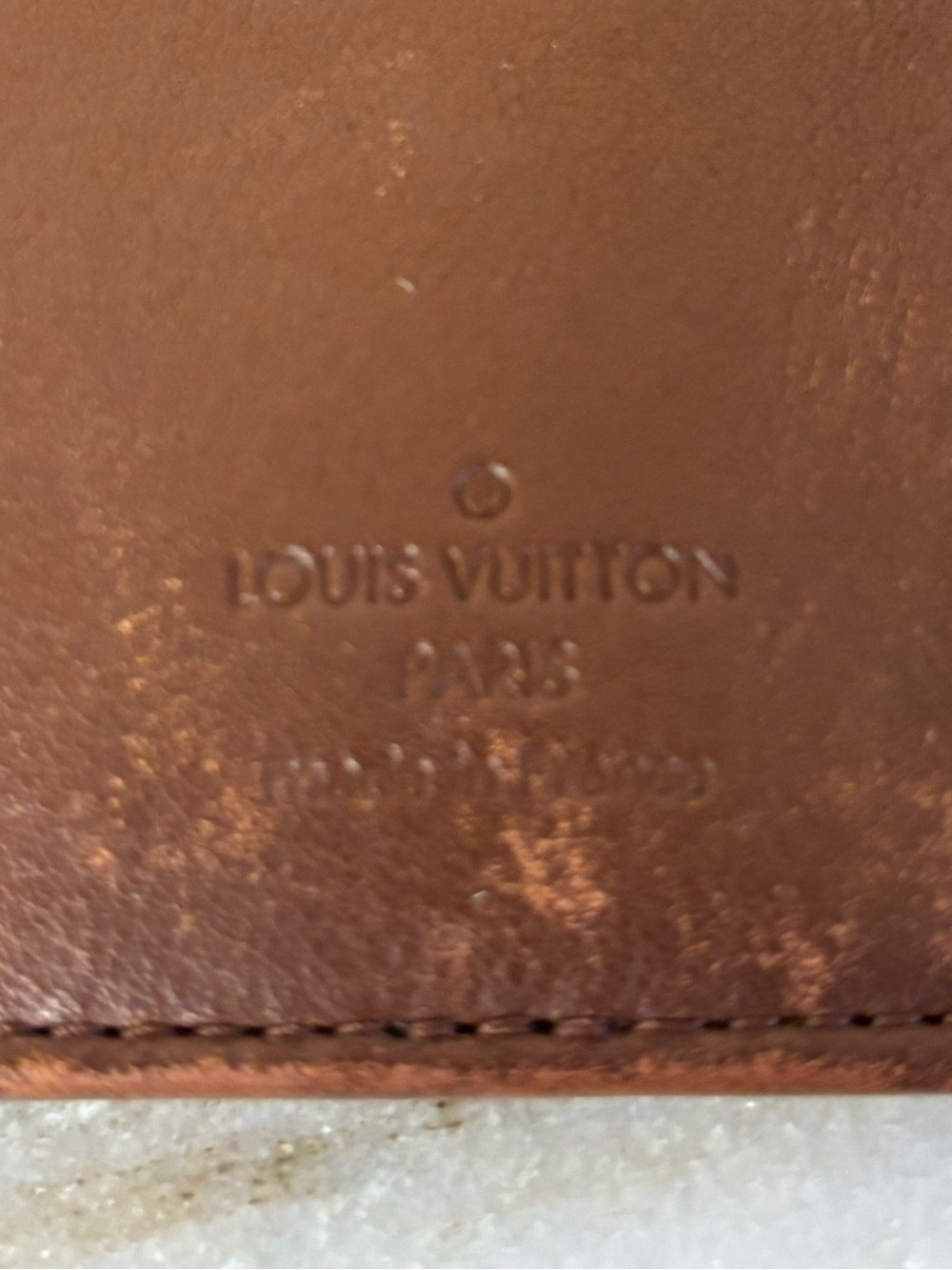 Louis Vuitton Mahina Leather Long Wallet Brown Perforated Monogram - Picture 8 of 14